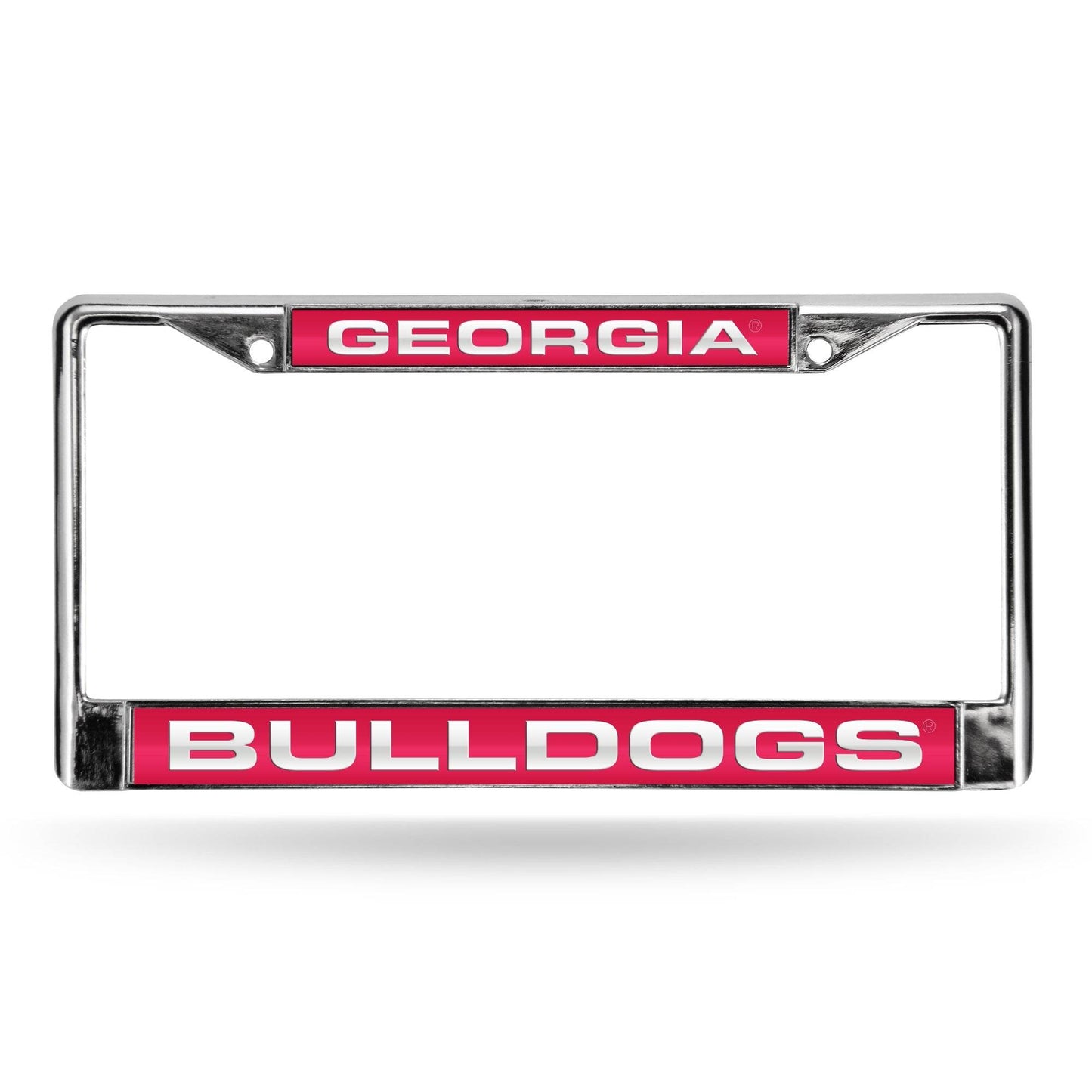 Georgia Bulldogs Laser Cut Chrome License Plate Frame - ToylandEU