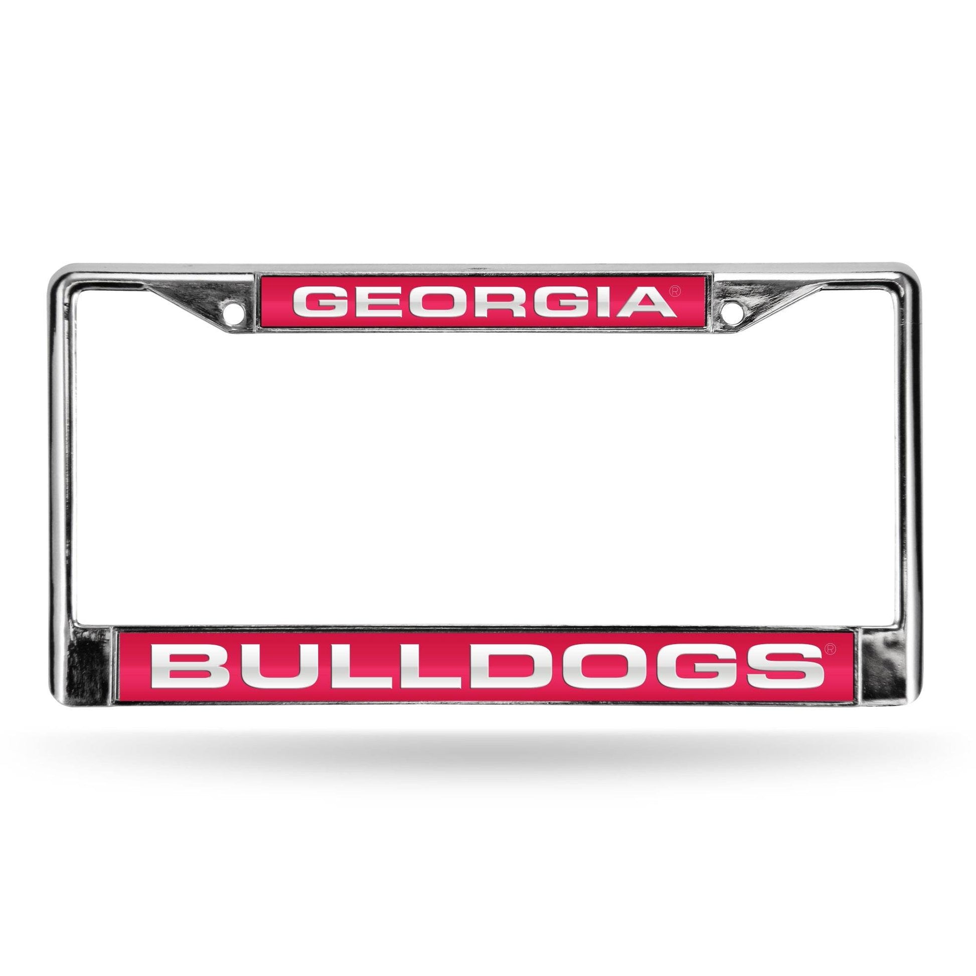 Georgia Bulldogs Laser Cut Chrome License Plate Frame - ToylandEU