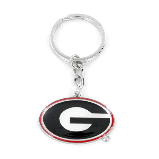  Georgia Bulldogs Logo Keychain Metal With Split Ring -  ToylandEU™