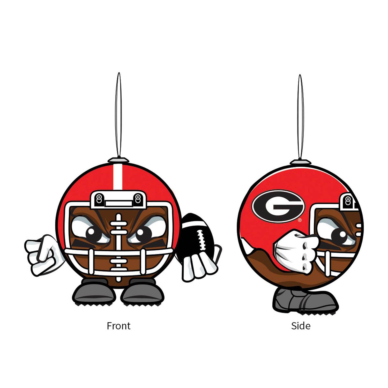 Georgia Bulldogs Ornament Ball Head 3 Inch Foam Ball - ToylandEU