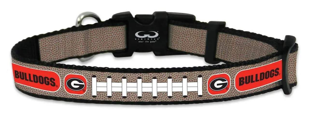  Georgia Bulldogs Pet Collar Reflective Football Size Small -  ToylandEU™