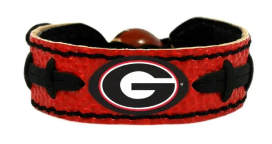  Georgia Bulldogs Power G Classic Leather Football Bracelet -  ToylandEU™