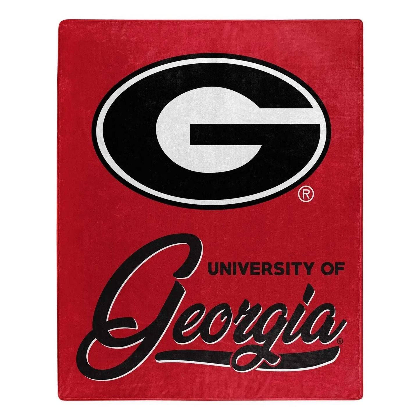 Georgia Bulldogs Raschel Blanket 50x60 Signature Design - ToylandEU