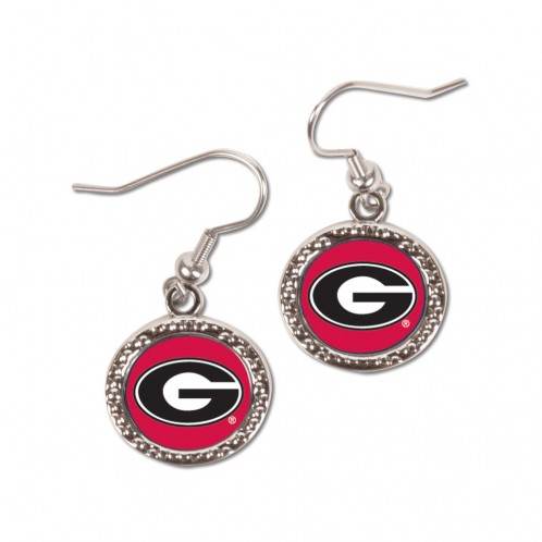 Georgia Bulldogs Round Style Earrings Officially Licensed - ToylandEU