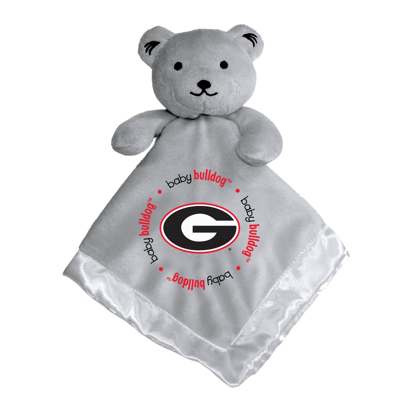 Georgia Bulldogs Security Bear Gray Plush With Satin Lining - ToylandEU