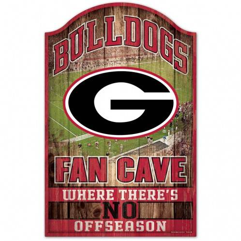 Georgia Bulldogs Sign 11x17 Wood Fan Cave Decor Indoor Use - ToylandEU