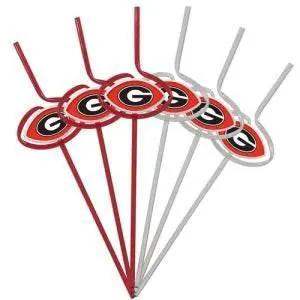 Georgia Bulldogs Team Sipper Straws 6 Pack BPA Free -  ToylandEU™