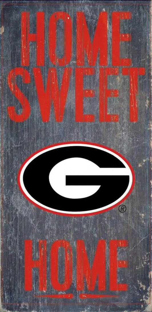  Georgia Bulldogs Wood Sign Home Sweet Home 6x12 Rope -  ToylandEU™