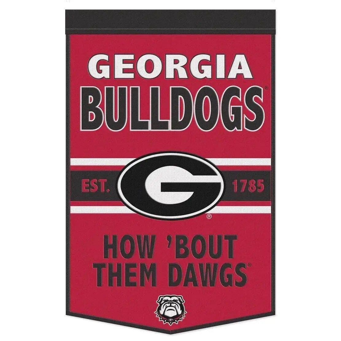  Georgia Bulldogs Wool Banner 24x38 Dynasty Slogan Design -  ToylandEU™