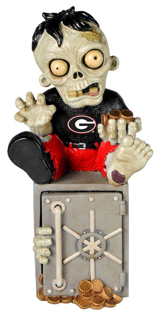 Georgia Bulldogs Zombie Figurine Bank Resin Hand Painted - ToylandEU