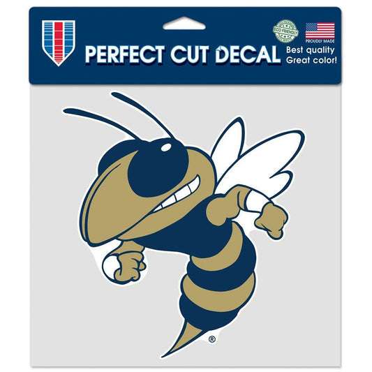 Georgia Tech Yellow Jackets Die Cut Decal 8x8 Color - ToylandEU