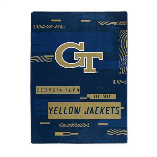 Georgia Tech Yellow Jackets Raschel Blanket 60 By 80 - ToylandEU