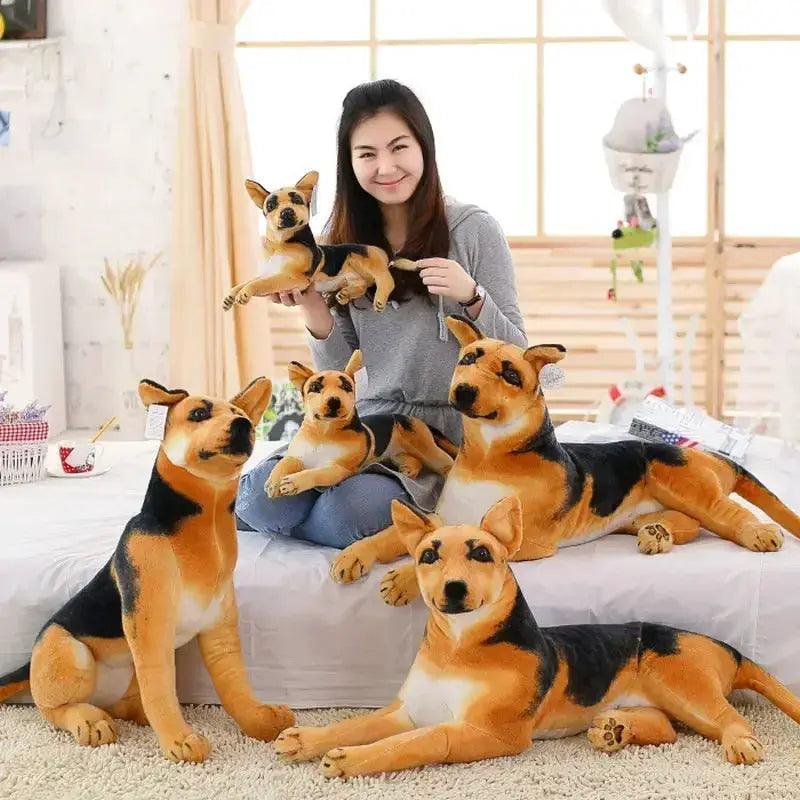  German Shepherd Plush Toy Gift For Kids Soft Durable -  ToylandEU™