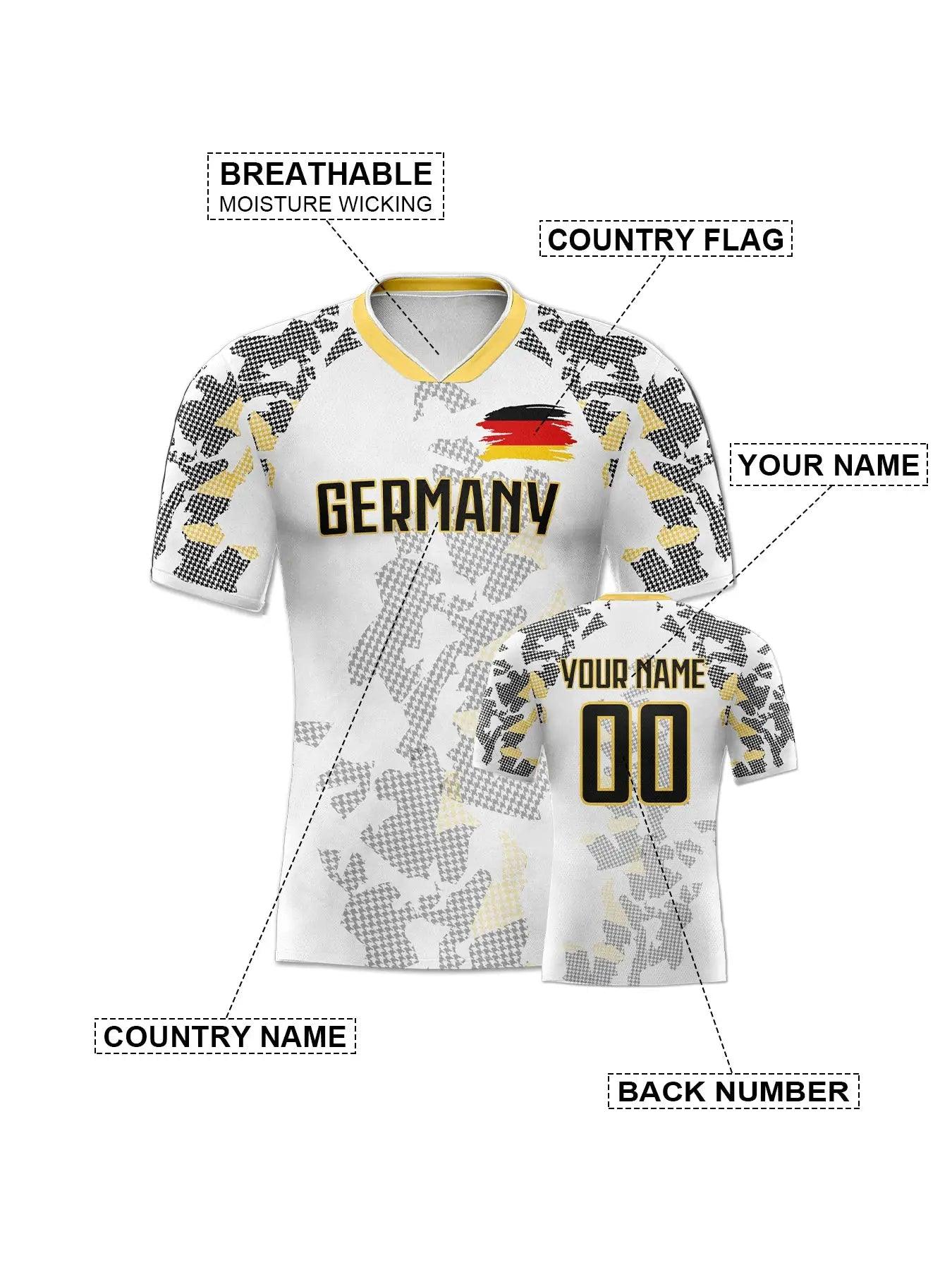 Germany National Team Soccer Jersey Personalized Name -  ToylandEU™
