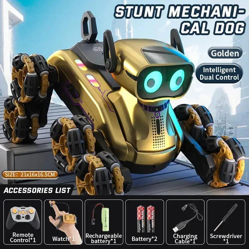  Gesture Control RC Robot Dog Dancing Eight Wheel Stunts -  ToylandEU™