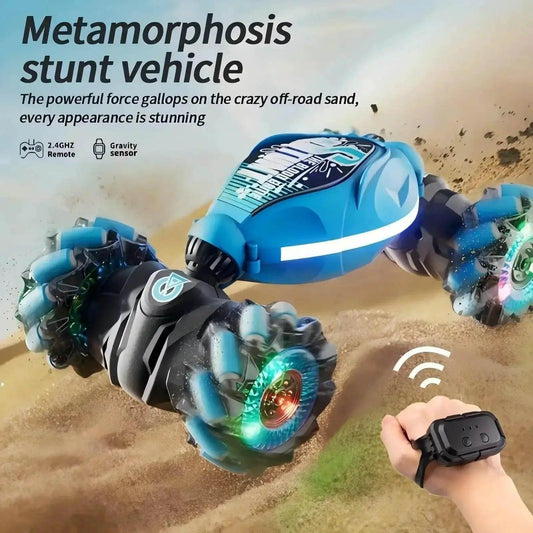  Gesture-Controlled Morphing Off-Road Stunt Car for Kids - Rechargeable Four-Wheel Drive Adventure Vehicle -  ToylandEU™
