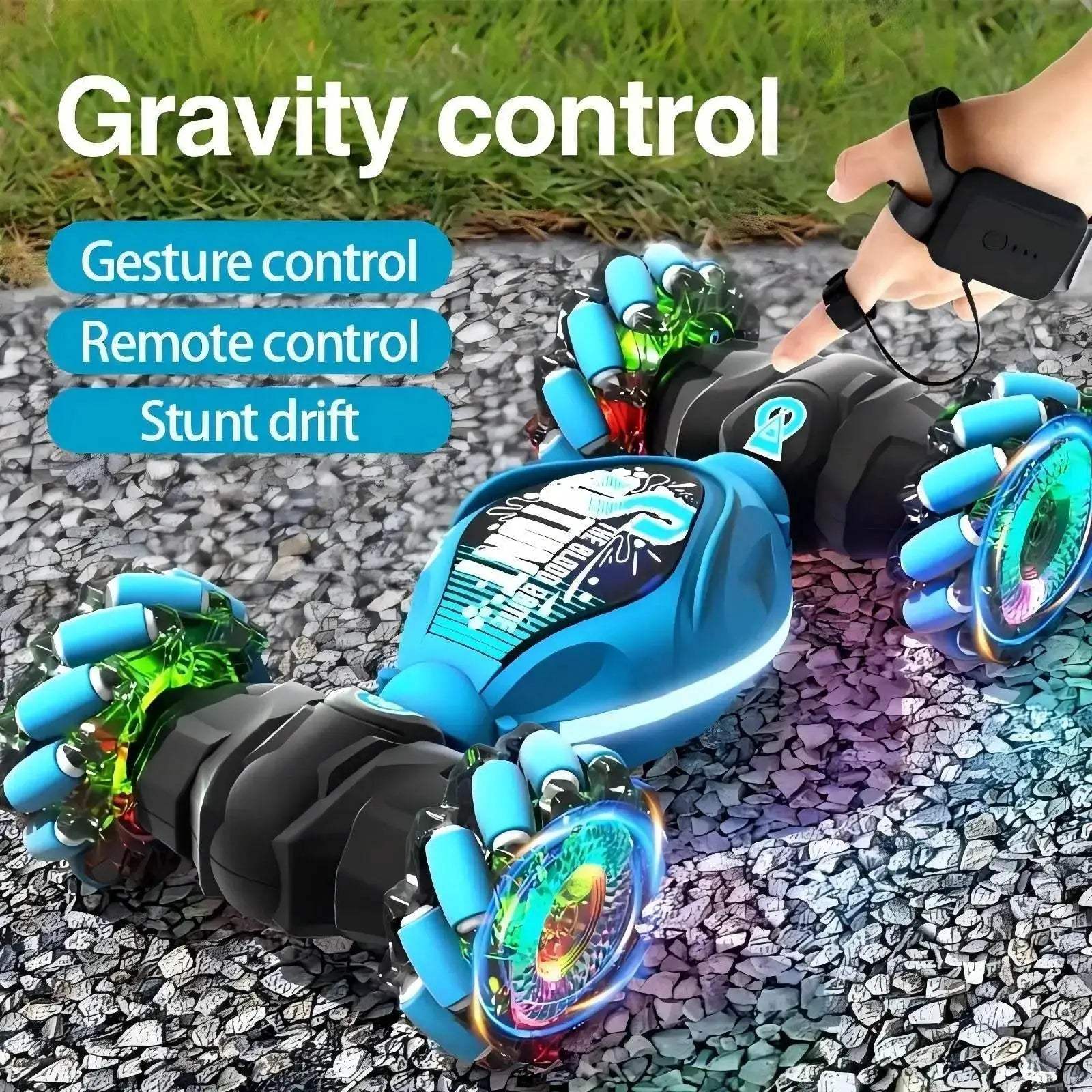 Gesture-Controlled Morphing Off-Road Stunt Car for Kids - Rechargeable Four-Wheel Drive Adventure Vehicle - ToylandEU