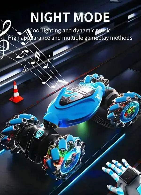 Gesture-Controlled Morphing Off-Road Stunt Car for Kids - Rechargeable Four-Wheel Drive Adventure Vehicle - ToylandEU