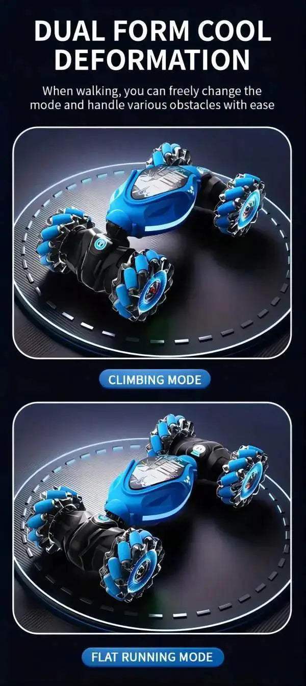 Gesture-Controlled Morphing Off-Road Stunt Car for Kids - Rechargeable Four-Wheel Drive Adventure Vehicle - ToylandEU