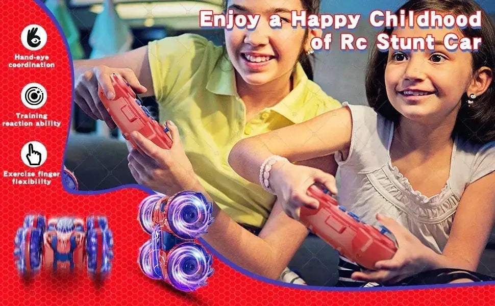 Gesture Sensing RC Stunt Car With 360 Degree Rotation Lights - ToylandEU