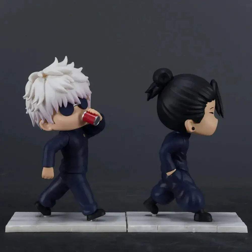 Geto Suguru & Satoru Gojo Mini Chibi Action Figure, Anime Jujutsu Kaisen Figurines PVC Statue - ToylandEU