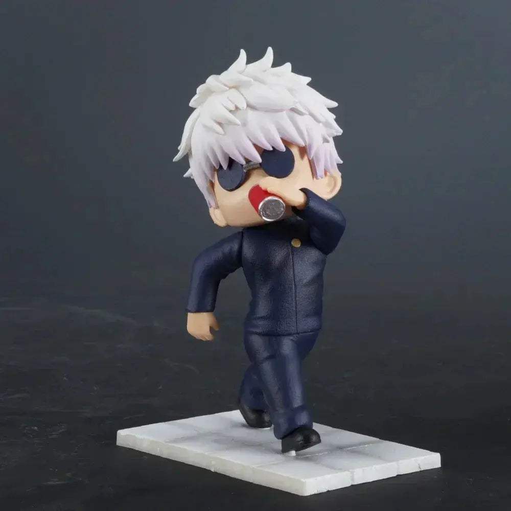 Geto Suguru & Satoru Gojo Mini Chibi Action Figure, Anime Jujutsu Kaisen Figurines PVC Statue - ToylandEU