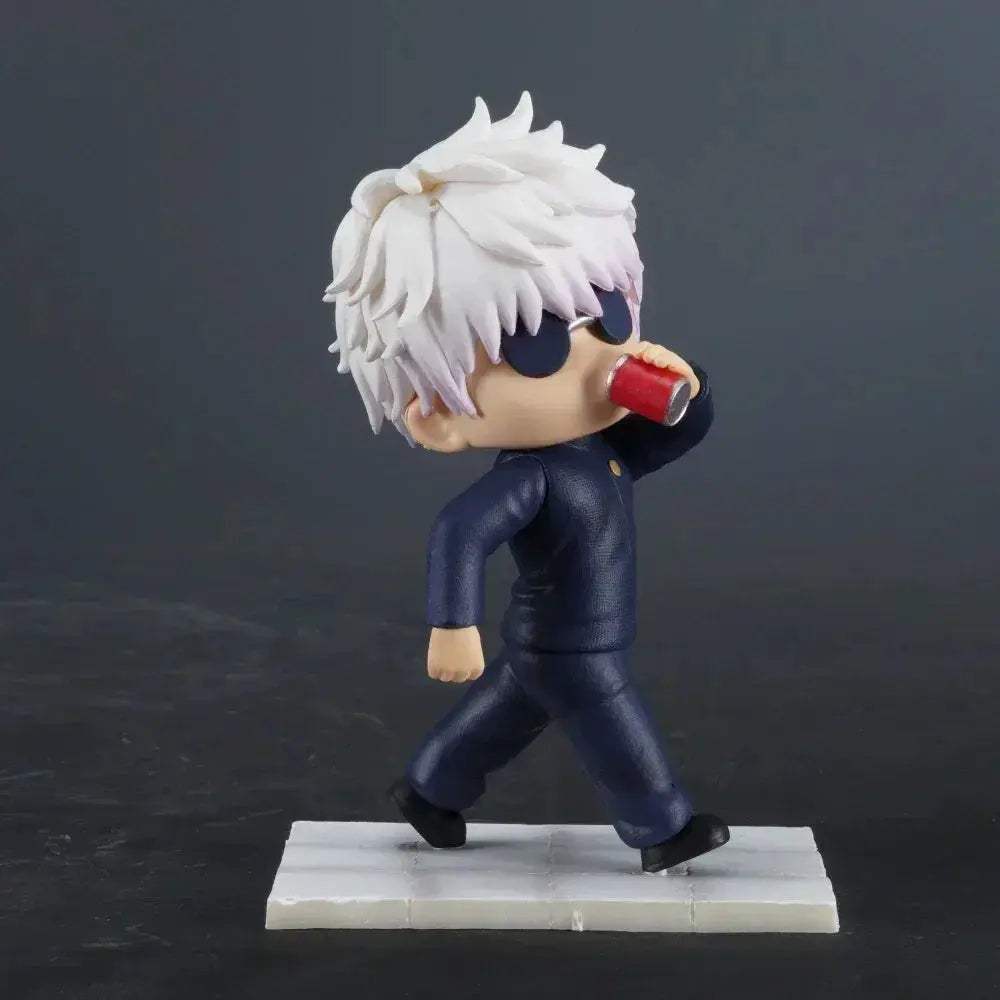 Geto Suguru & Satoru Gojo Mini Chibi Action Figure, Anime Jujutsu Kaisen Figurines PVC Statue - ToylandEU