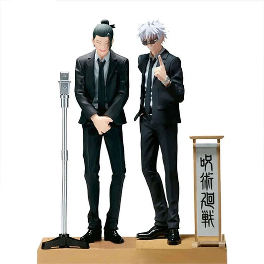 Geto Suguru and Gojo Satoru Anime Figurines Jujutsu Kaisen figurine Doll PVC Statue 15 CM