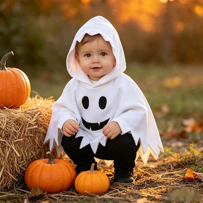 Ghost Costume | Patchwork Poncho | Toylandeu™