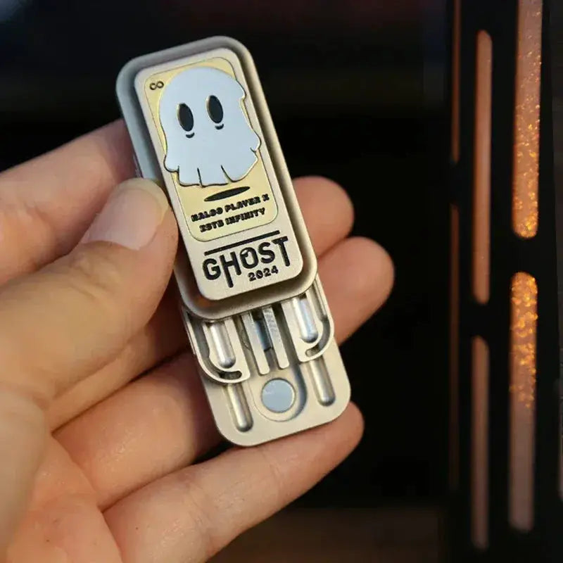 Ghost Fidget Slider Metal Toy for Anxiety Relief and Focus - ToylandEU