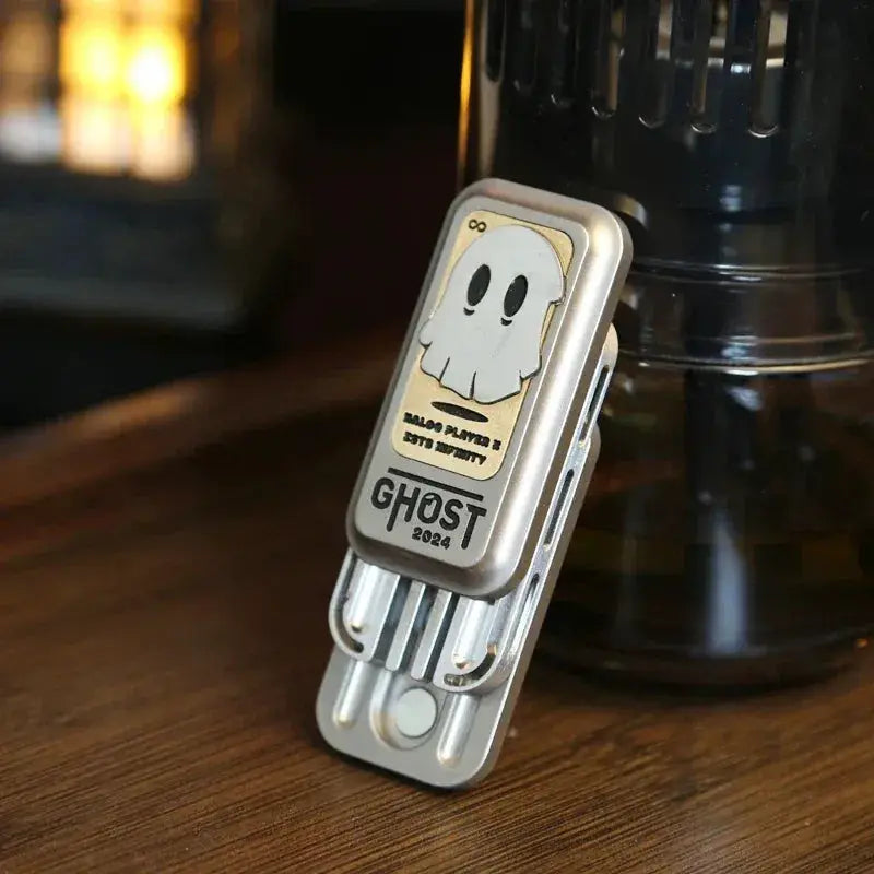 Ghost Fidget Slider Metal Toy for Anxiety Relief and Focus - ToylandEU
