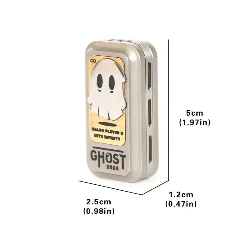 Ghost Fidget Slider Metal Toy for Anxiety Relief and Focus - ToylandEU