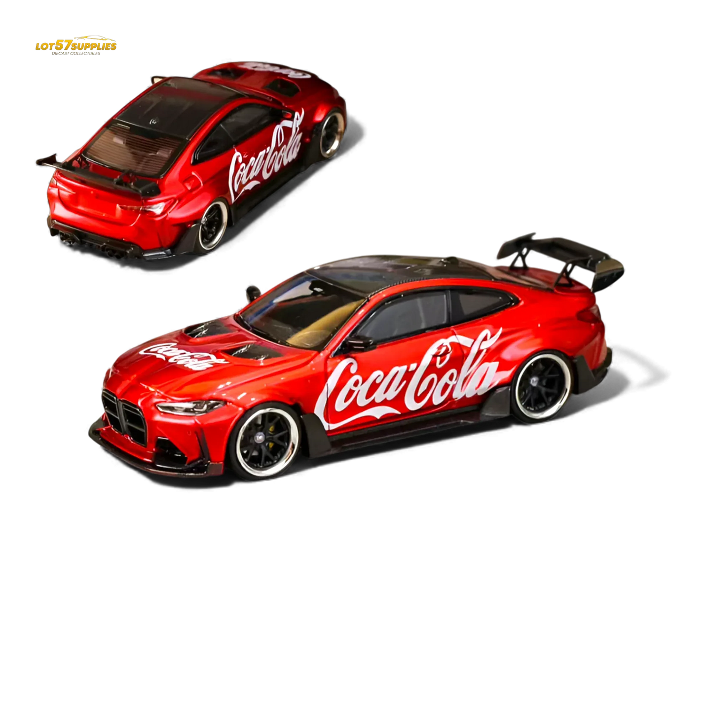 BMW G82 M4 Diecast Wide Body Coca Cola Model Edition - ToylandEU