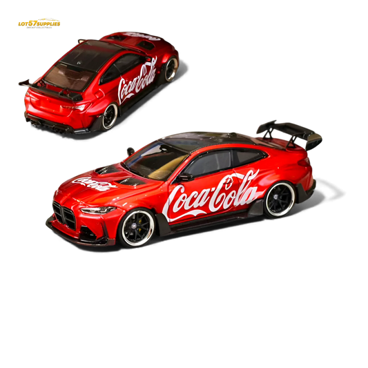  BMW G82 M4 Diecast Wide Body Coca Cola 1 64 Scale -  ToylandEU™
