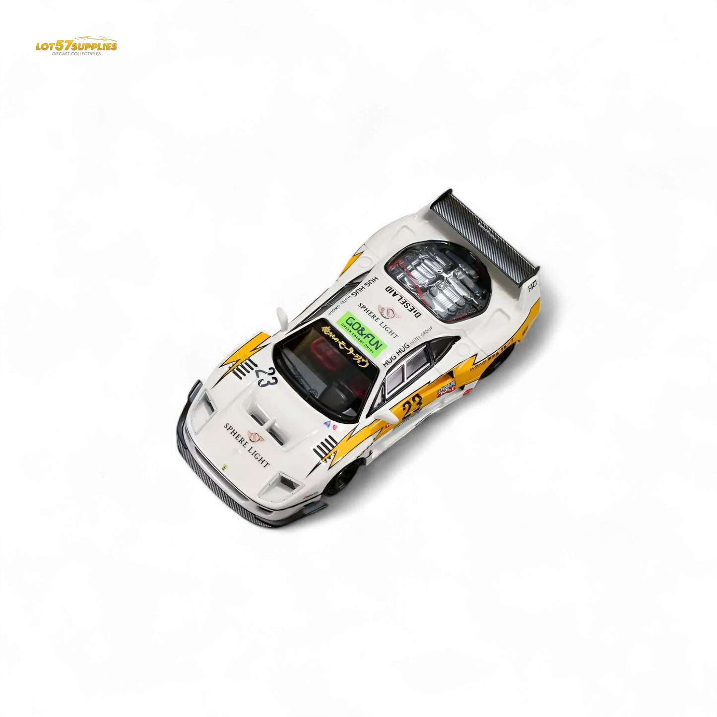 Ghost Player LBWK F40 Yellow Flash #23 1:64 - ToylandEU