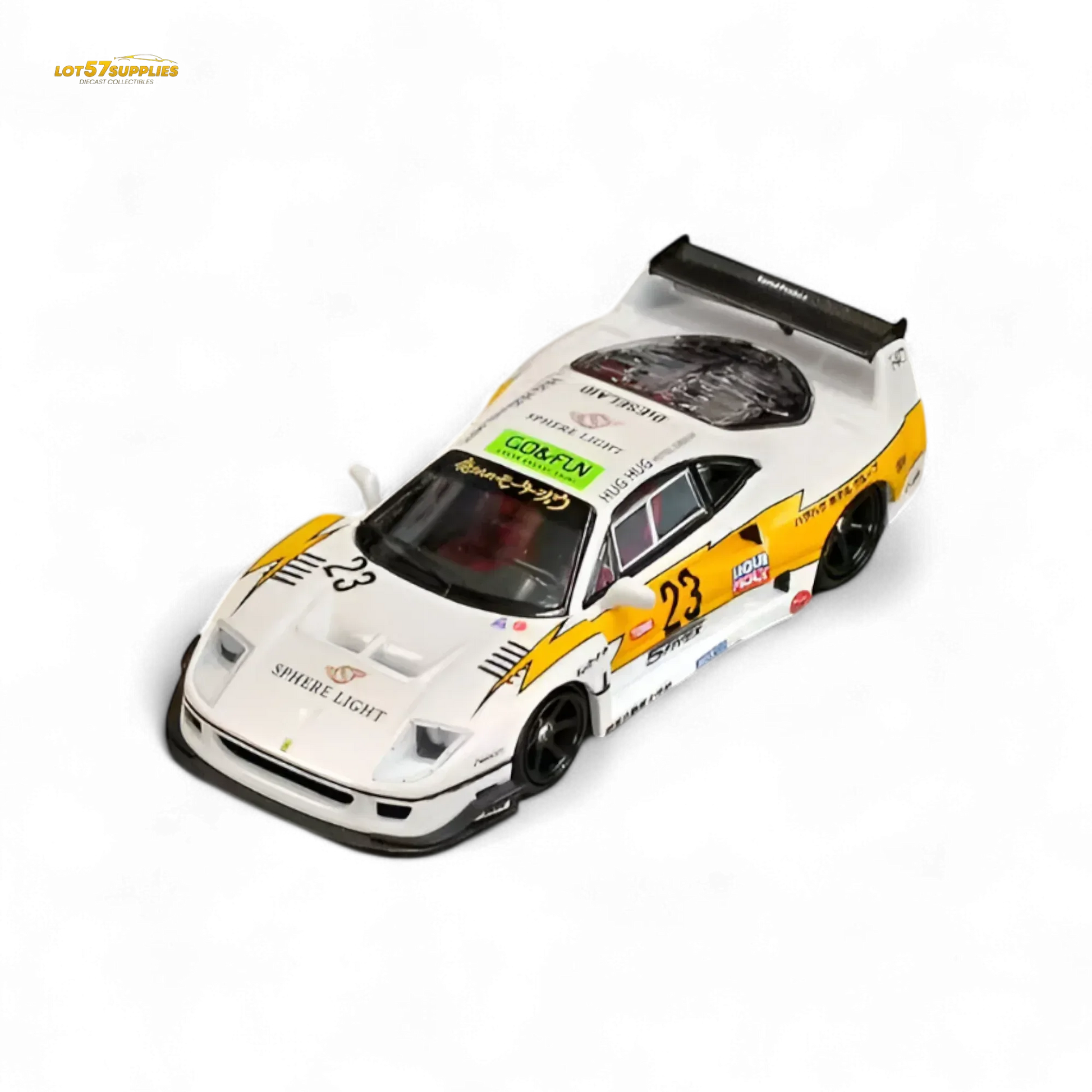 Ghost Player LBWK F40 Yellow Flash #23 1:64 - ToylandEU