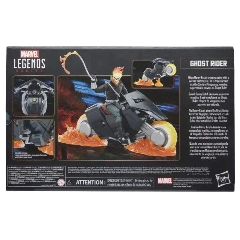 Ghost Rider 85th Anniversary Marvel Legends Action Figure With Motorcycle - ToylandEU