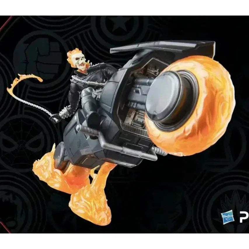 Ghost Rider 85th Anniversary Marvel Legends Action Figure With Motorcycle - ToylandEU