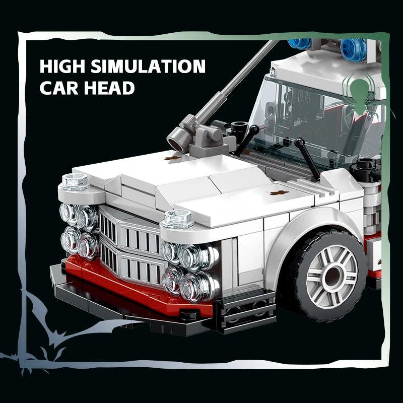 Ghostbusters ECTO-1 Building Blocks Kit | STEM Toy | LEGO Compatible | Gift