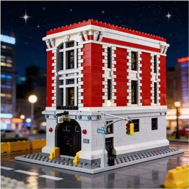 Ghostbusters Fire Department Headquarters Building Blocks Educational Set - ToylandEU
