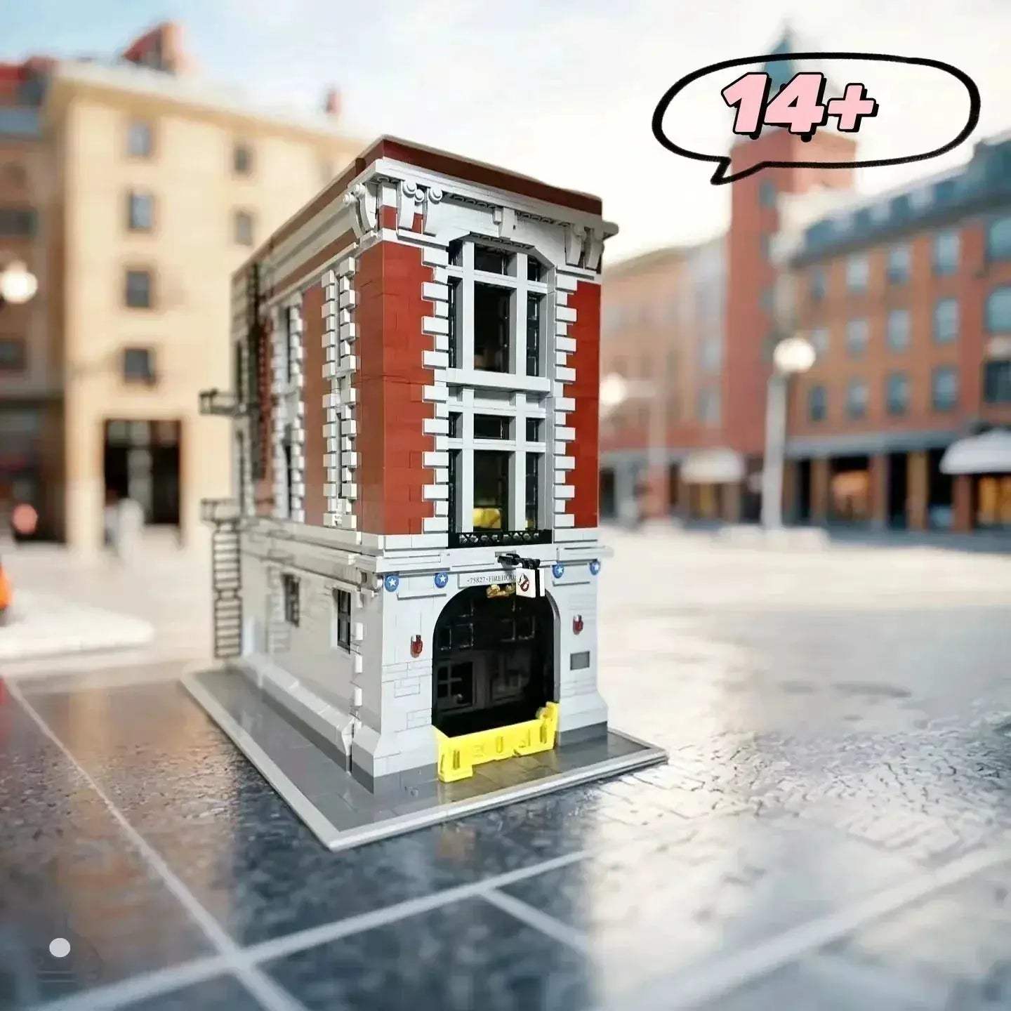 Ghostbusters Fire Department Headquarters Building Blocks Educational Set - ToylandEU