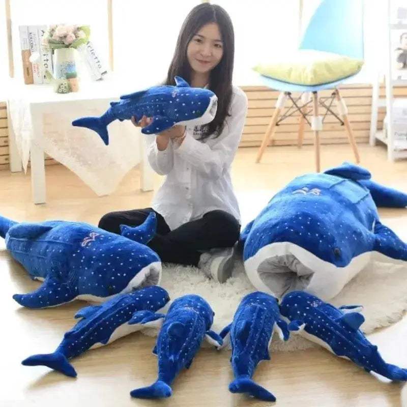 Giant 150cm Shark Plush Toy For Cozy Sleep And Hugs - ToylandEU