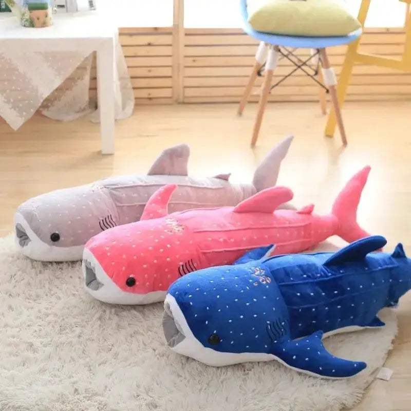 Giant 150cm Shark Plush Toy For Cozy Sleep And Hugs - ToylandEU