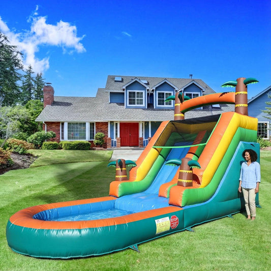  Giant 21ft Inflatable Water Slide Premium PVC Build -  ToylandEU™