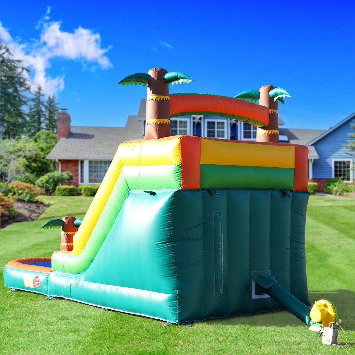  Giant 21ft Inflatable Water Slide Premium PVC Build -  ToylandEU™