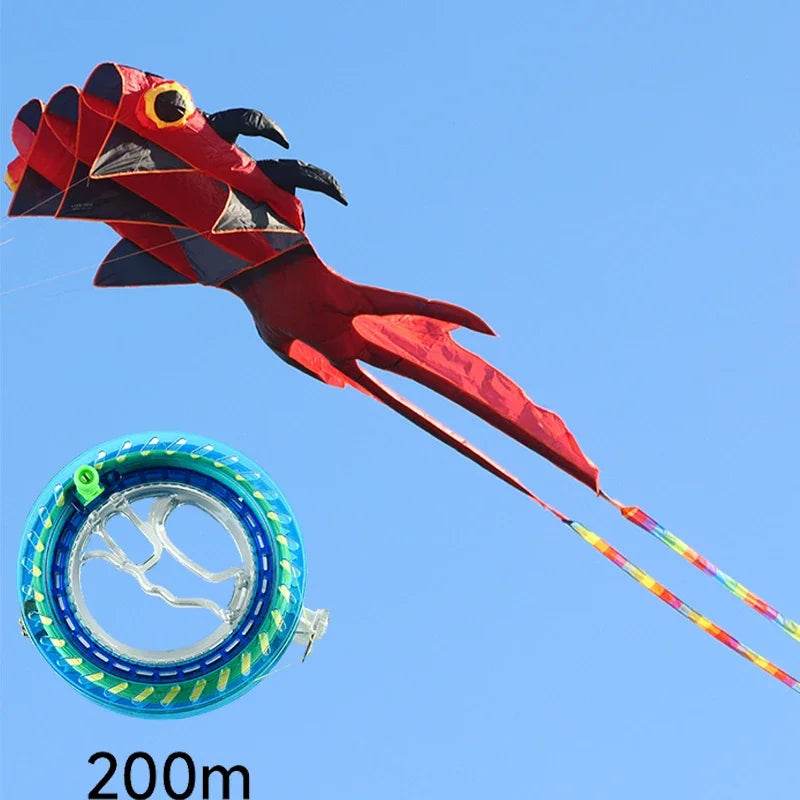 Giant 8M Goldfish Kite with 3 Wind Tubes for Stunning Sky Displays - ToylandEU