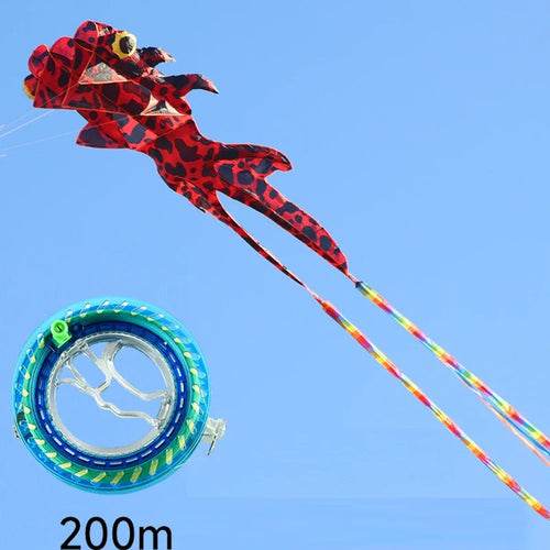 Giant 8M Goldfish Kite with 3 Wind Tubes for Stunning Sky Displays - ToylandEU