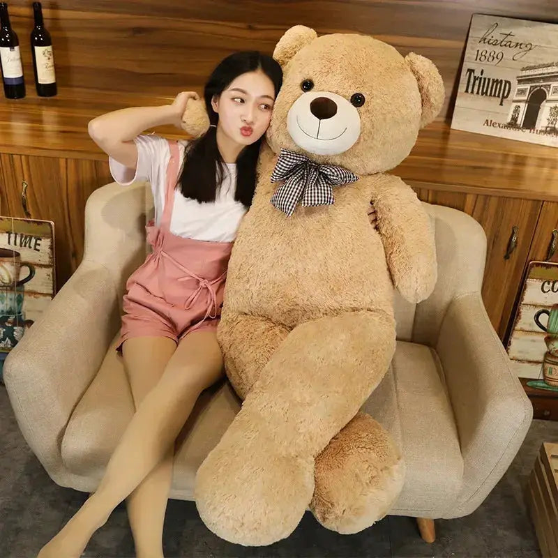 Giant American Bear Plush Toy for Cuddling and Everyday Comfort - ToylandEU