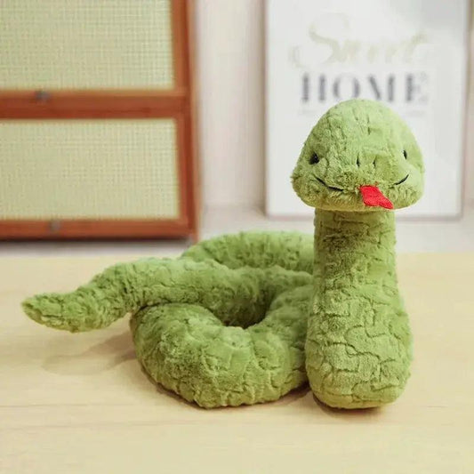 Giant Cartoon Snake Plush Toy For Kids Ultra Soft -  ToylandEU™