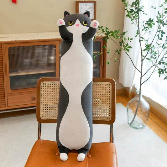 Giant Cuddly Long Cat Plush Toy - 150cm Adorable Stuffed Animal - ToylandEU